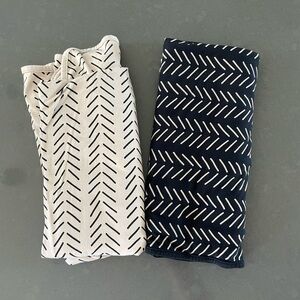 [Excellent Condition] Kyte Baby Herringbone Swaddle Blankets (2)